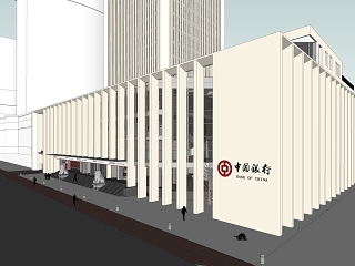 办公楼 中国银行大楼 贝律铭风格中行大楼 银行写字楼