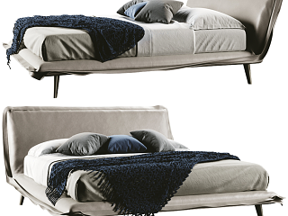 现代NATUZZI 的 Piuma 床