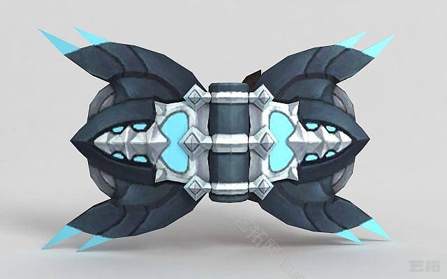 现代龙之谷游戏武器魔法书模型