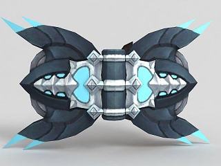 现代龙之谷游戏武器魔法书模型