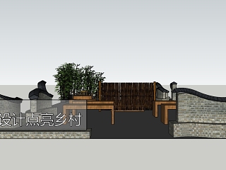 文创庭院院墙景观马车 工地 箱包 钞票 游乐场