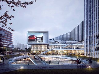 购物中心建筑效果图