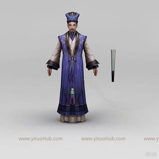 现代三国人物模型