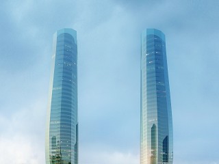 双子摩天大楼效果图