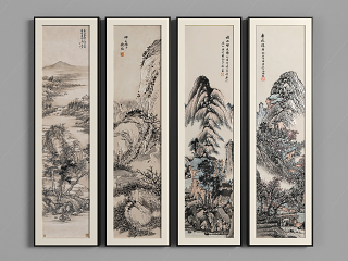 新中式装饰挂画