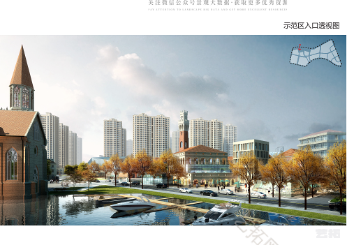 福清东部新城核心区内446亩地块总体规划设计