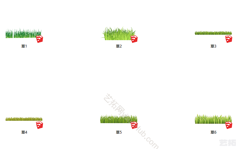 现代植物草地被合集