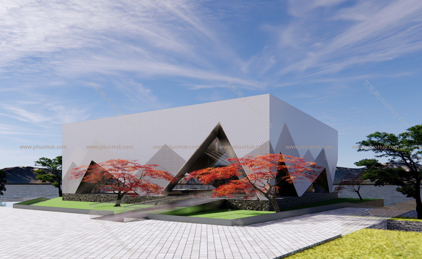 现代展览馆 文化馆 小共建