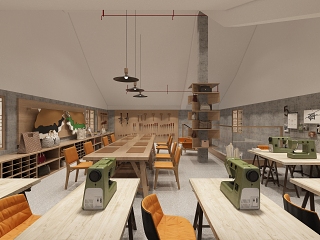 现代皮具店