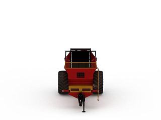 现代农用收割机模型