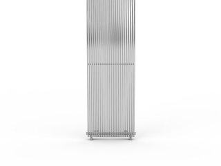 现代灰色钢制暖气片模型