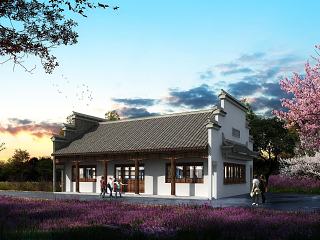 售票处房屋建筑模型