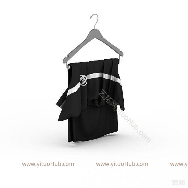 现代运动衣服模型