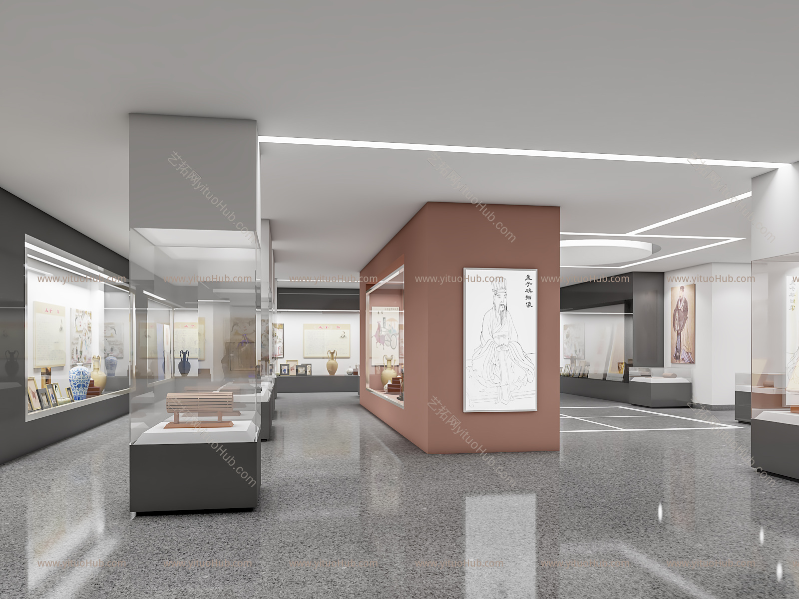 现代展厅 展馆