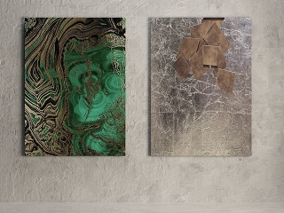现代挂画组合