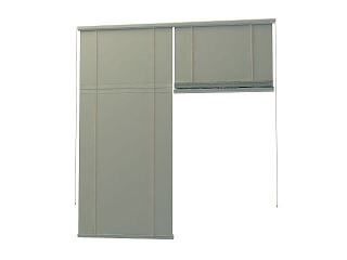 布艺卷帘模型