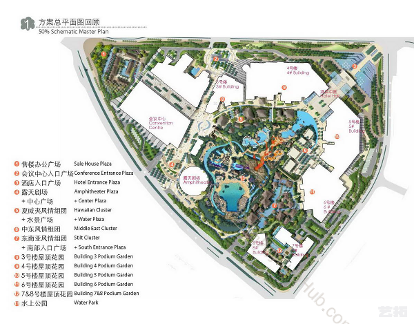 三亚湾红树林东南亚风格酒店景观设计