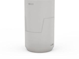 现代白色圆形家具模型