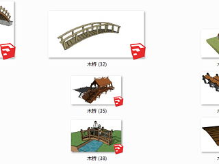 多种风格木桥合集
