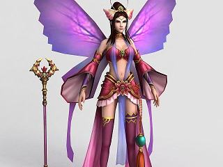 洪荒游戏幻蝶仙模型
