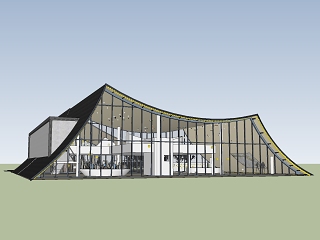 现代文教建筑展览馆建筑