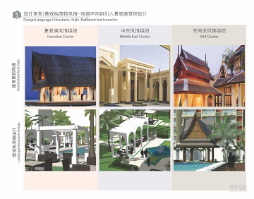 三亚湾红树林东南亚风格酒店景观设计