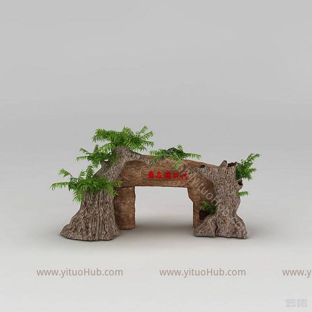 生态园树门模型
