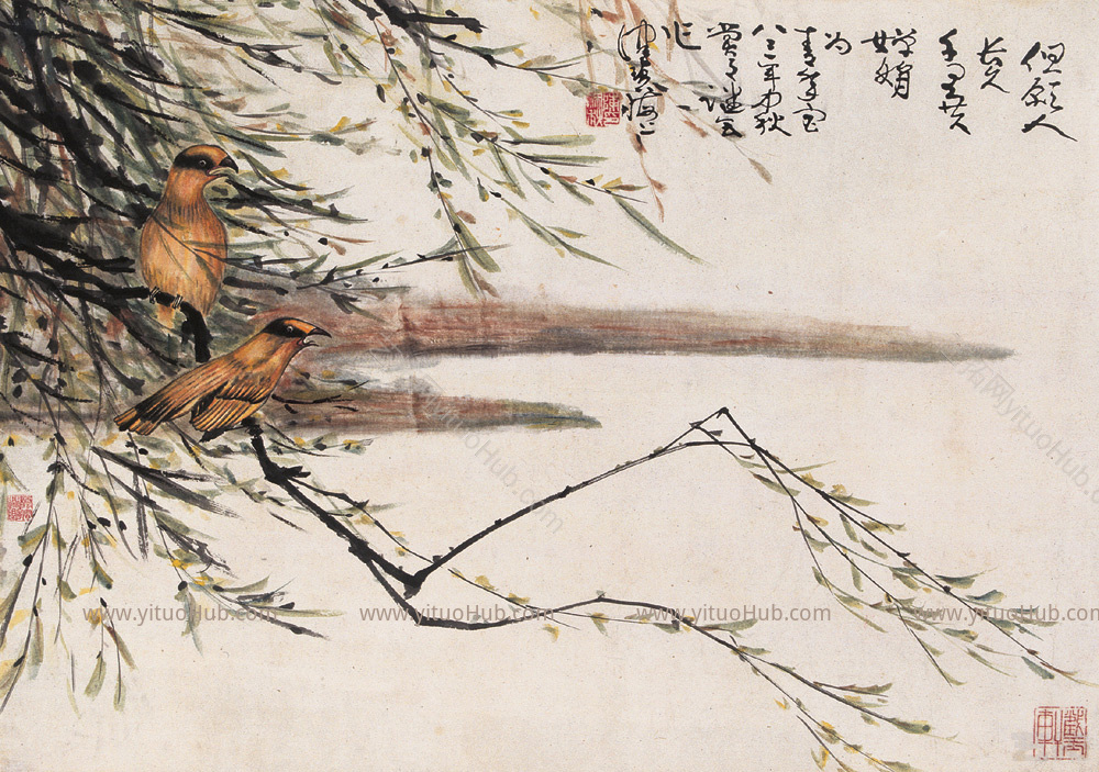 古风国画 中式名家花鸟字画