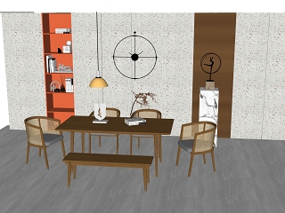 新中式家居餐厅
