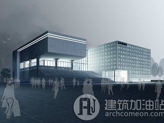 现代博物馆科教楼 展览馆