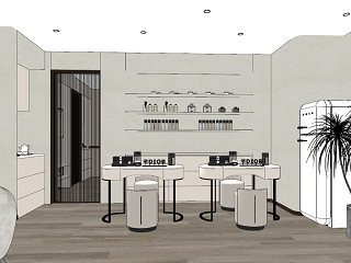 现代美妆护肤店 化妆品店