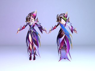 现代人物模型