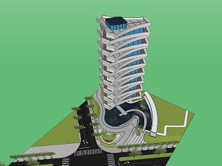 现代商业建筑酒店建筑