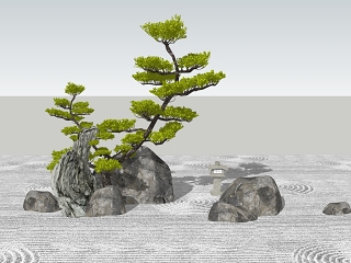 新中式假山石头