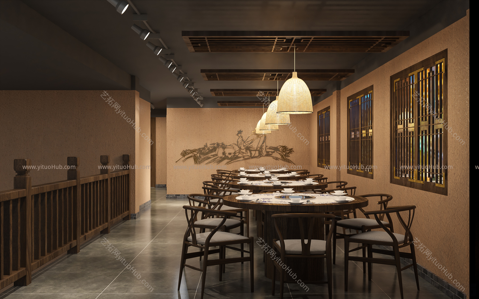 新中式火锅店