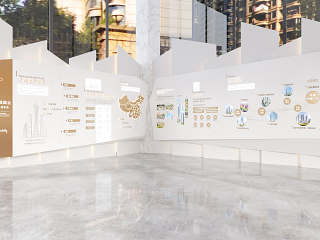 现代售楼处展板