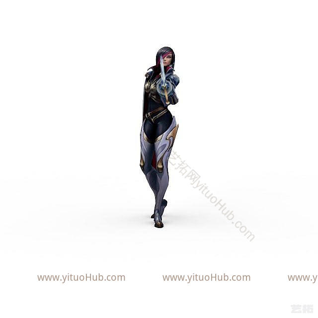 现代LOL菲奥娜无双剑姬模型