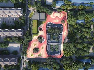 幼儿园鸟瞰图 