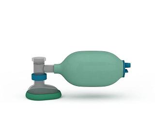 现代急救吸氧器模型