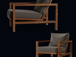 Minotti 四边形扶手椅