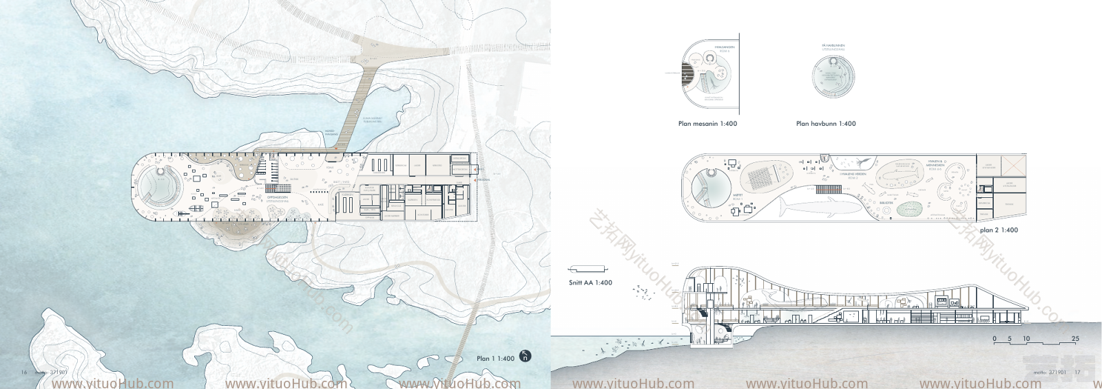 THE WHALE 白鲸方案-Reiulf+Ramstad