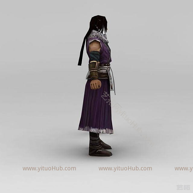 现代游戏人物模型