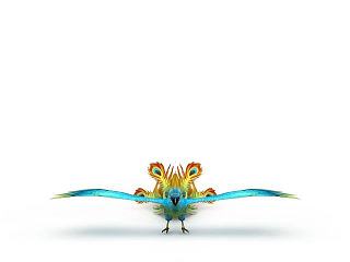 现代网游孔雀模型