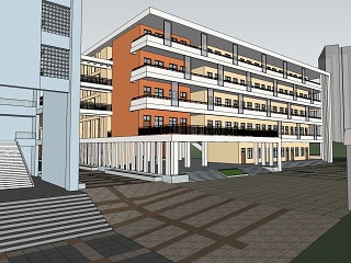 学校建筑 中学 小学