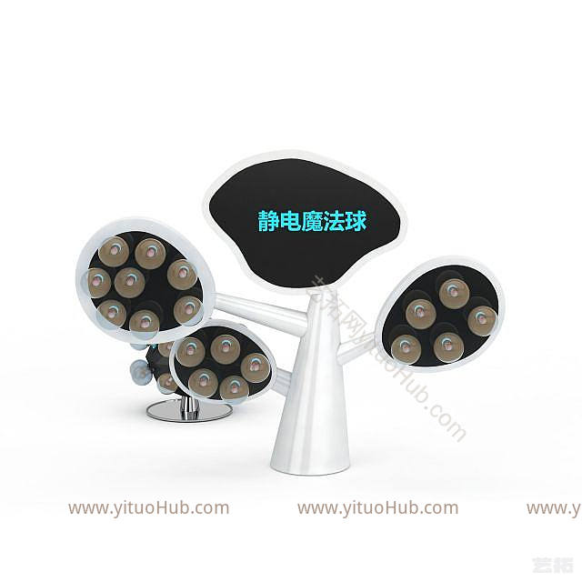 现代高科技产品静电魔法球模型