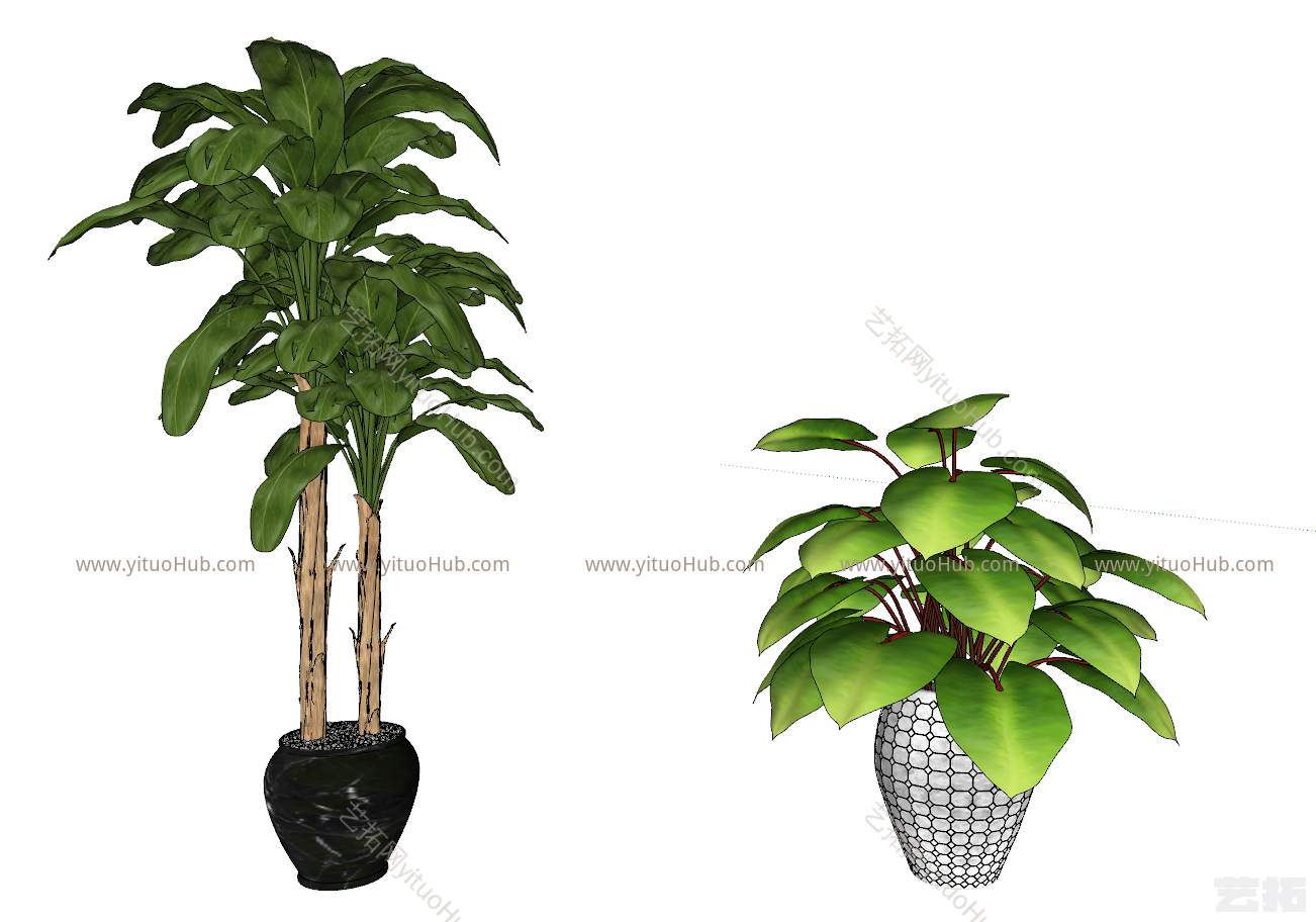 盆栽植物花盆下载花瓶 植物 画 其他 饰品
