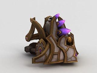 现代WOW魔兽场景道具模型