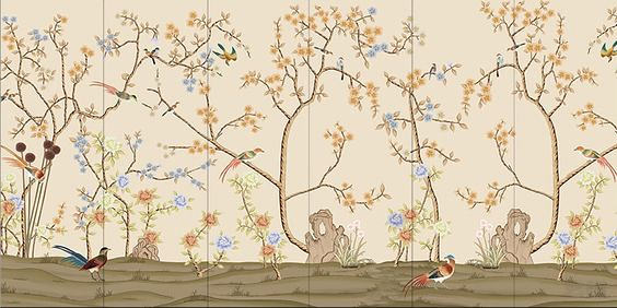 中式欧式花鸟壁纸贴图 (137)