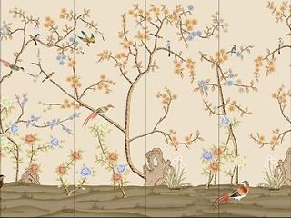 中式欧式花鸟壁纸贴图 (137)