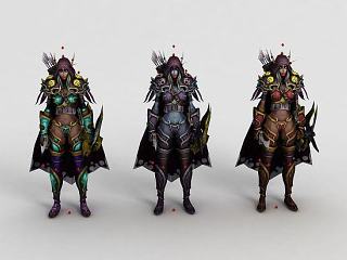 wow魔兽世界角色系列模型